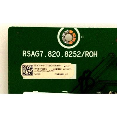 KIT DE TARJETAS TV HISENSE  / MAIN 231575 RSAG7.820.8252/ROH / T-CON EATDJ6E13  E222034 / FUENTE 222172 RSAG7.820.7748/ROH / PANEL HD500S1U01\S0\GM\ROH / MODELO 50R6E R50G1815 - Imagen 3